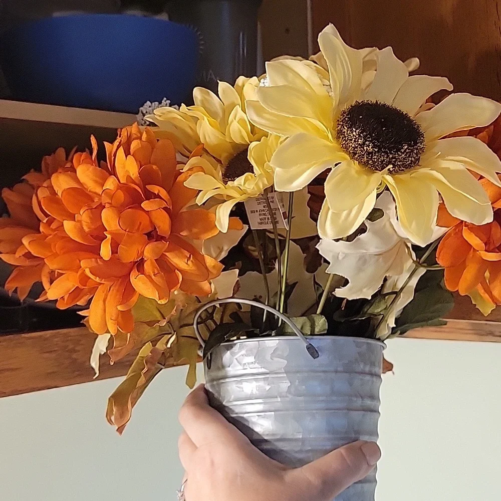 LARGE FULL FLORAL THANKSGIVING FALL CENTERPIECE BOUQUET 💐